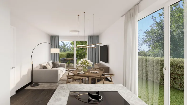 LUBÉK - Elegante Gartenwohnung (TOP01) inkl. MIETKAUFOPTION mit rd. 57 m² in Grazer Vorstadtlage