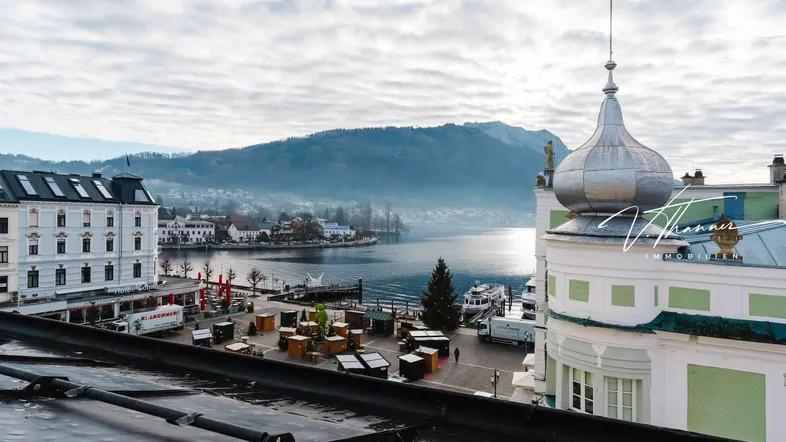 Ausblick Dachgeschoss, Balkon