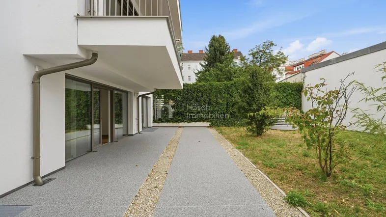 Terrasse und Garten