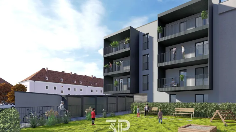 Weigunyflats: Kompakte Wohnung mit großem Garten