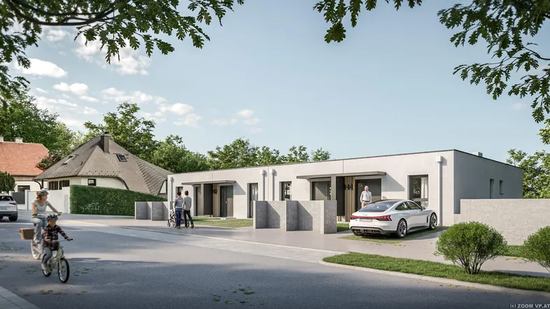 Wohnen in Brunn am Gebirge9 exklusive Häuser mit PV+Speicher, Garten und 2 Stellplätzen
