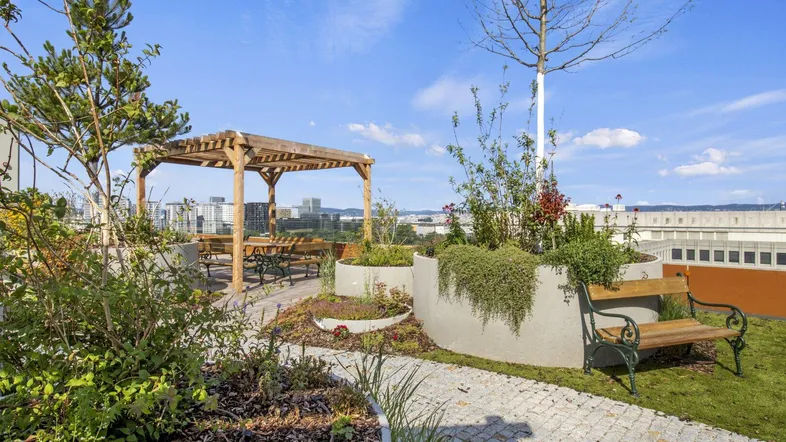 begrünter Sky Garden