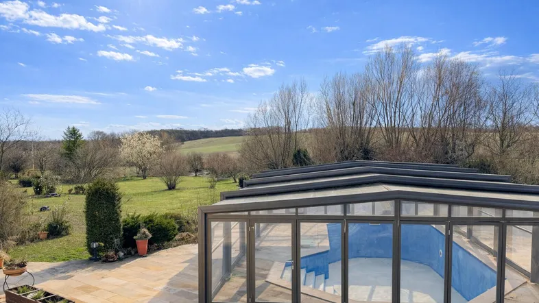 Ausblick Pool