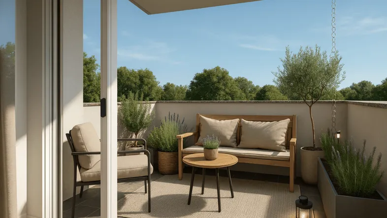 Visualisierung - Balkon