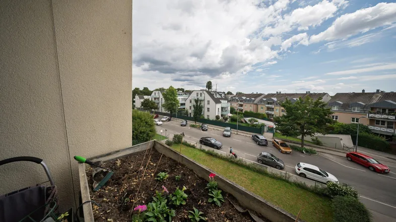 Ausblick von Loggia