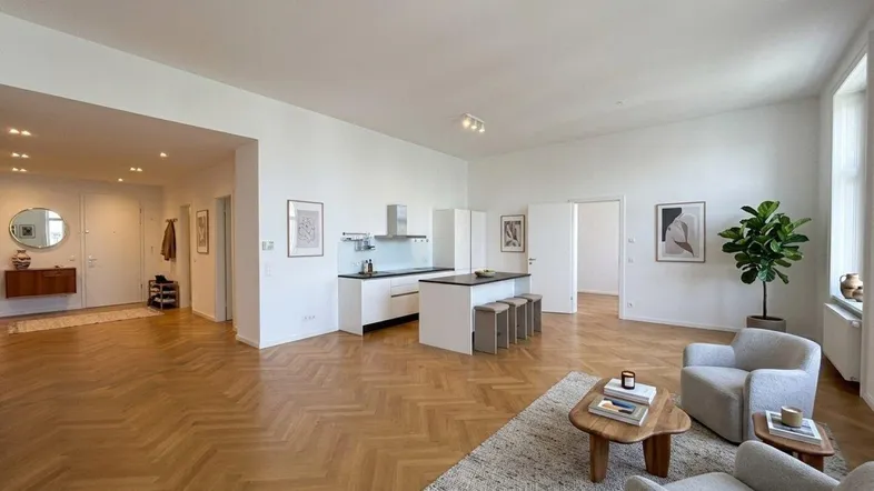 Wohnzimmer KI generiert