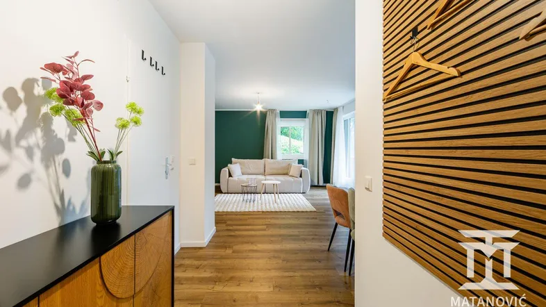 Eingangsbereich mit Blick in den Wohnraum