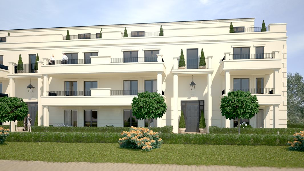 Villa Niederberg Haus 22 - Neubau von Sparkasse am ...