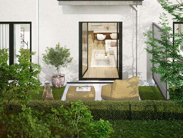 Beispiel Gartenwohnung