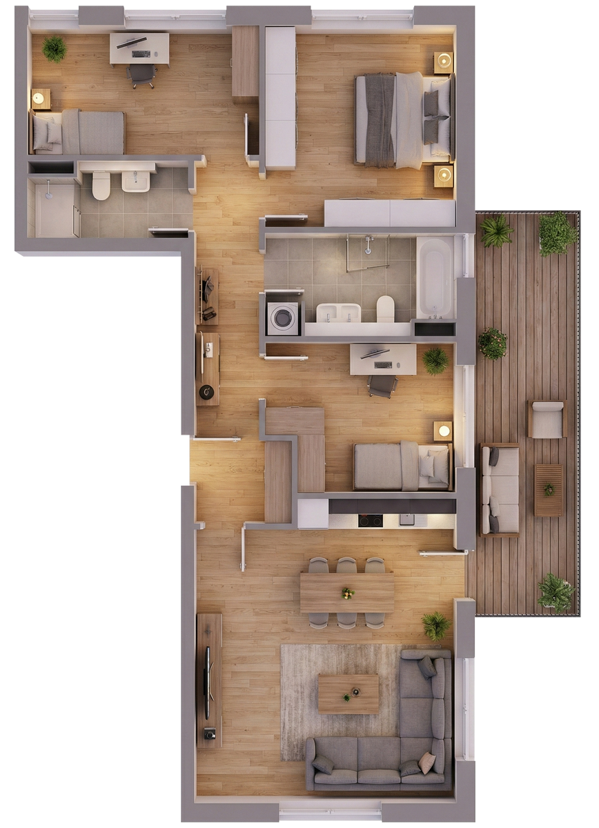 Grundriss Whg.6