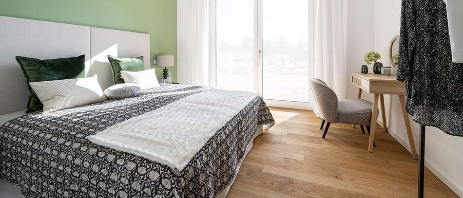 Musterwohnung Schlafzimmer