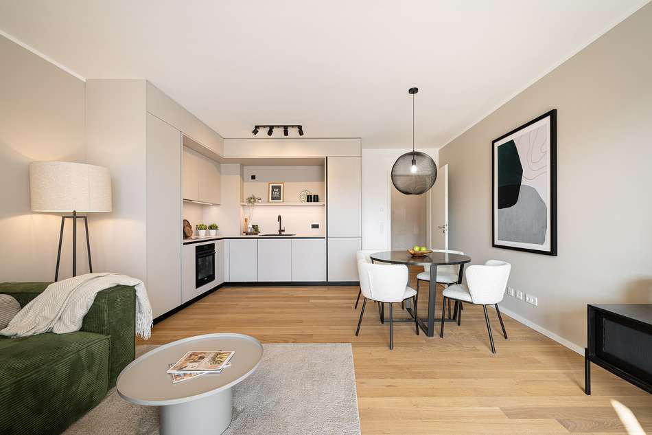 Musterwohnung Wohn/Essbereich