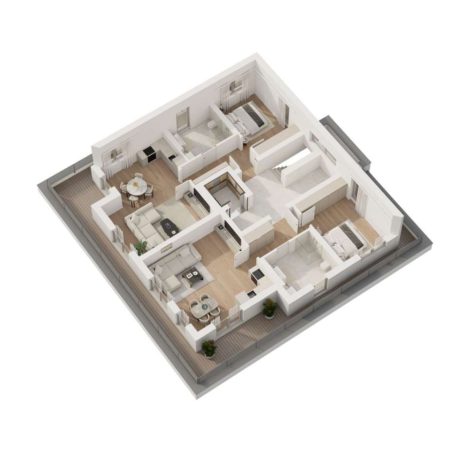 Grundriss Haus 1 - DG