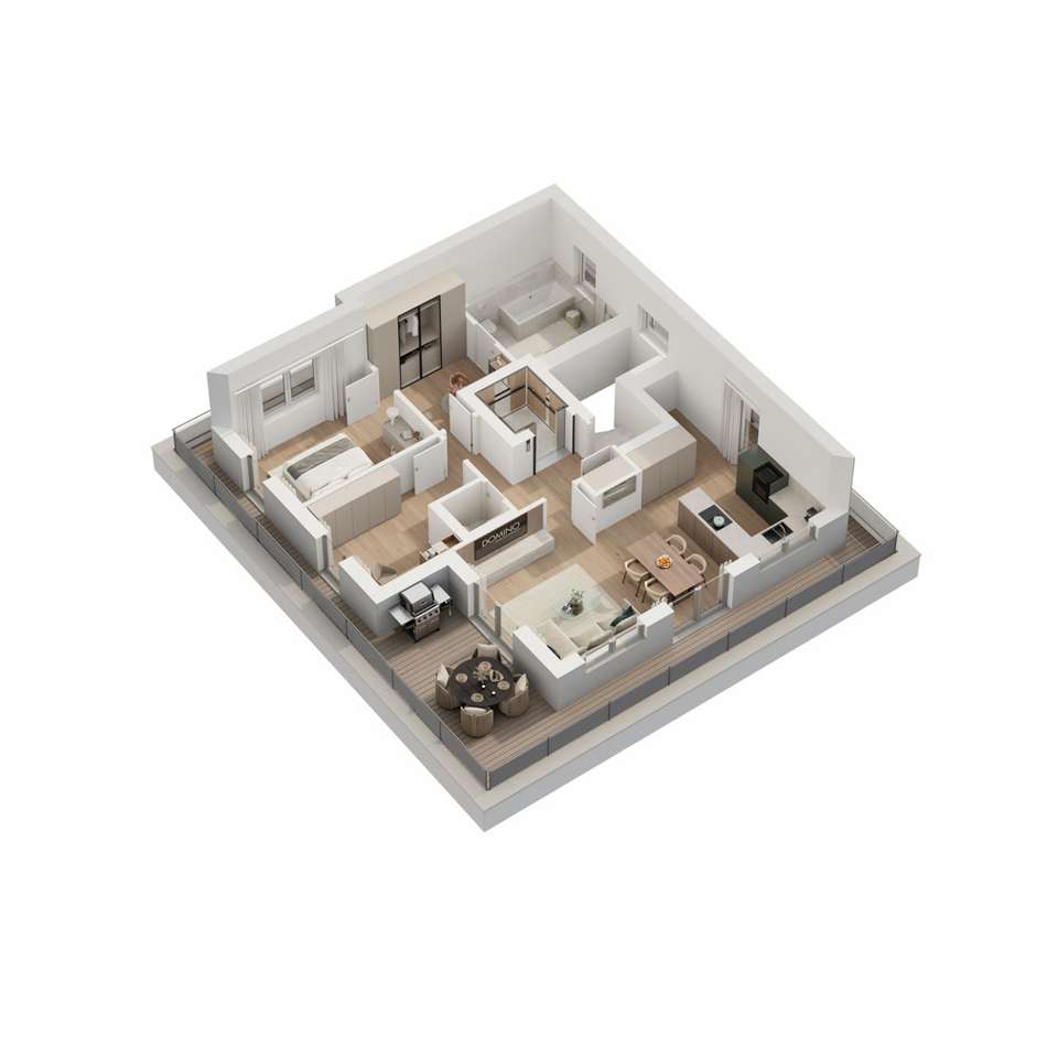 Grundriss Haus 2 - DG