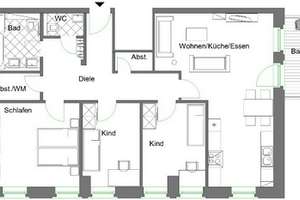 4-Zimmer-Eigentumswohnung – praktischer Grundriss, TG-Stellplatz, super Anbindung – Die vollständige Adresse der Immobilie erhältst du vom Anbieter., 4159 Möckern, Leipzig – Vorschaubild 14