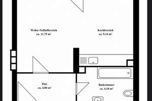 1-Zimmer-Wohnung im Lehel – lichtdurchflutet, renoviert & komplett neu möbliert, mit Balkon – 80538 Lehel, München – Vorschaubild 8