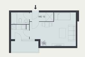 Lichtdurchflutete 1-Zimmer-Wohnung mit Südbalkon in bester Lage in Steglitz – mit Eigennutzoption! – Flemmingstraße 7a, 12163 Steglitz, Berlin – Vorschaubild 2