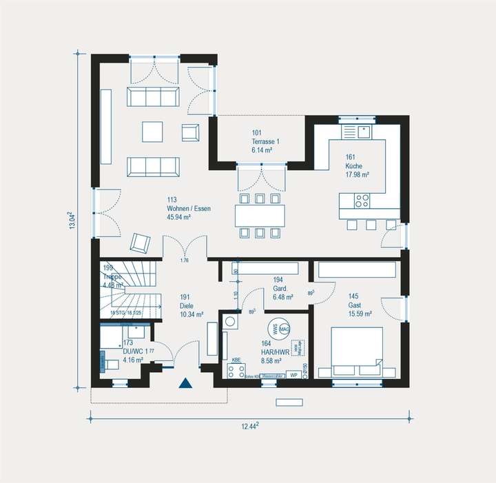 Grundriss EG