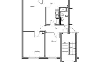 Helle 3-Zimmer-Wohnung in Baumheide - WBS erforderlich  - "Freie Scholle eG" – 33609 Heepen, Bielefeld – Vorschaubild 7