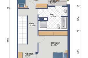 Designerhaus "Twin-Villa"
mit unverbaubarem Wasserblick – Die vollständige Adresse der Immobilie erhältst du vom Anbieter., 24837 Schleswig – Vorschaubild 32