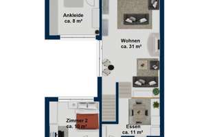 Untermenzing: Geräumige Doppelhaushälfte mit zwei Wohneinheiten – bezugsfrei & top vermietet! – Die vollständige Adresse der Immobilie erhältst du vom Anbieter., 80997 Allach, München – Vorschaubild 22