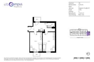 Dein Rückzugsort in Magdeburg – möblierte 2-Zimmer-Wohnung mit All-In Miete – Rogätzer Straße 87, 39106 Alte Neustadt, Magdeburg – Vorschaubild 8