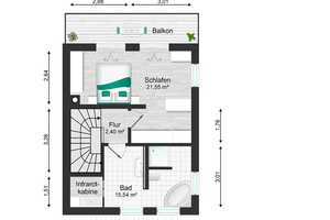 ``RESERVIERT``Exklusives Reihenendhaus KfW 55 mit 121 m² Wohnfläche im toskanischen Stil in Isen – Lengdorferstraße 11b, 84424 Erding (Kreis) – Vorschaubild 33