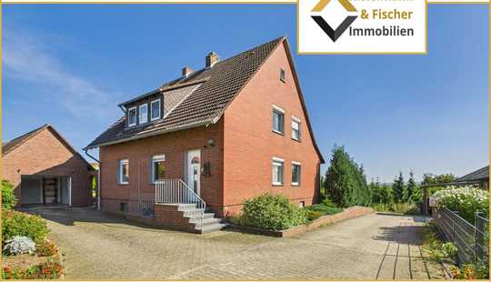 Bild von Rarität in Lehre! Eigenheim mit Einliegerwohnung. 2.678 qm Grundstück, Privatweg, Schuntertalblick!