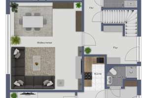 Ruhig gelegenes Haus in Bürgerfelde mit vermieteter Einliegerwohnung – Die vollständige Adresse der Immobilie erhältst du vom Anbieter., 26127 Dietrichsfeld, Oldenburg (Oldenburg) – Vorschaubild 3