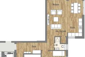 Wohnen mit Weitblick - moderne 3-Zimmer-Neubauwohnung in Lichtendorf – Die vollständige Adresse der Immobilie erhältst du vom Anbieter., 44289 Sölderholz, Dortmund – Vorschaubild 7