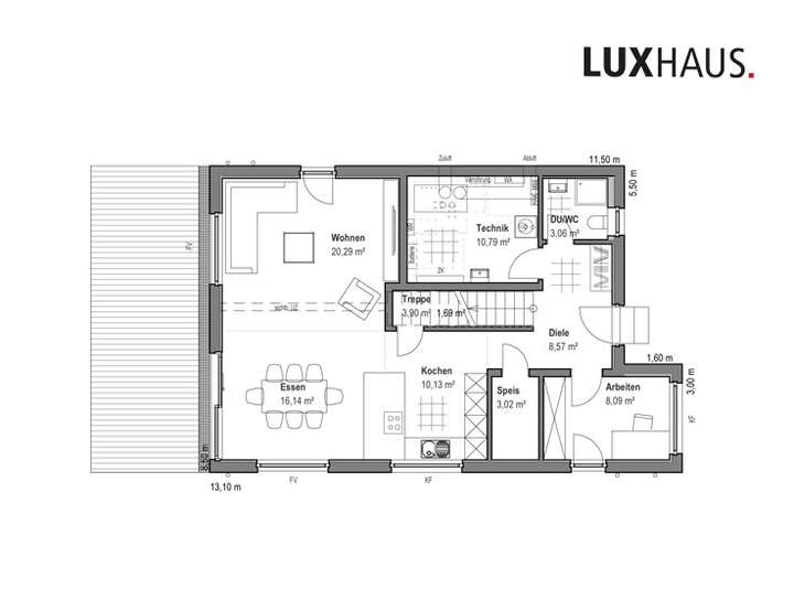 Grundriss Erdgeschoss