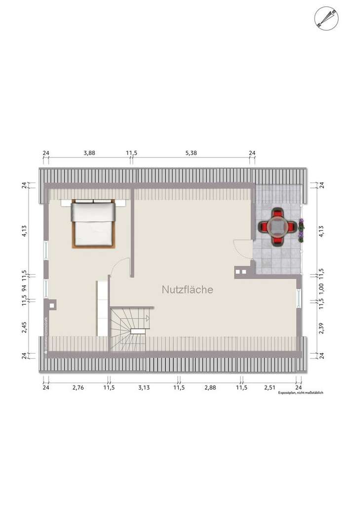 Immobilie in Erdmannhausen - Freistehendes Einfamilienhaus mit großem Garten und Ausbaupotenzial! - Bild 3