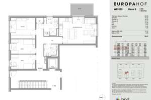 Platz für die ganze Familie! Schöne 4-Zimmer-Wohnung mit Balkon in ruhiger Lage - Neubau WE609 – Europaallee 102-110, 51379 Opladen, Leverkusen – Vorschaubild 2