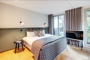 Möbliert: Herzogparksuiten | Junior Suite mit Dachterrasse – 81679 Herzogpark, München – Vorschaubild 4