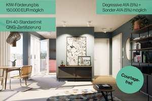 Moderne 2-Zimmer Neubauwohnung mit Balkon in Berlin-Köpenick | Effizienzhaus 40