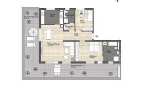 Riem: Schöne Aussichten - Traumhafte 3-Zimmer Dachterrassen-Wohnung – Die vollständige Adresse der Immobilie erhältst du vom Anbieter., 81829 Messestadt Riem, München – Vorschaubild 29