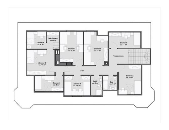 Grundriss Dachgeschoss
