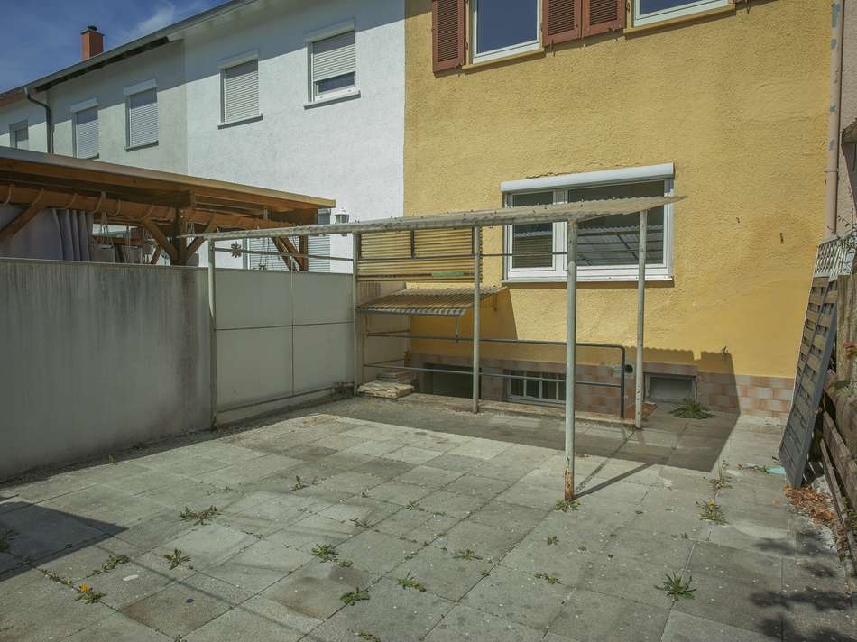 Terrasse des Hauses