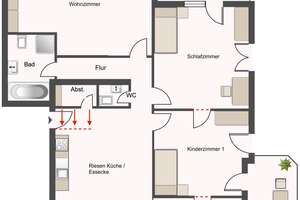 215qm, 7 Zimmer, 2 Balkone, 2 Parkplätze, neue EBK, Bad & Dusche – Hohenbudbergerstr 133, 47229 Friemersheim, Duisburg – Vorschaubild 21