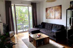 Möblierte 2-Zimmer-Wohnung mit Balkon in Lokstedt zur Zwischenmiete (12 Monate) mit Übernahmeoption – Widukindstraße x, 22529 Lokstedt, Hamburg – Vorschaubild 1