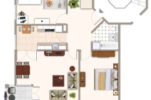3-Zimmer Wohnung in Rudow mit eigenem Garten – Die vollständige Adresse der Immobilie erhältst du vom Anbieter., 12355 Rudow, Berlin – Vorschaubild 4