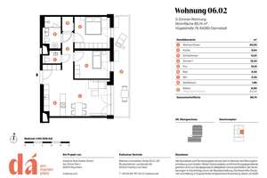 Moderne 3-Zimmer-Wohnung am Marienplatz mit Frühstücksbalkon – Die vollständige Adresse der Immobilie erhältst du vom Anbieter., 64283 Mitte, Darmstadt – Vorschaubild 4