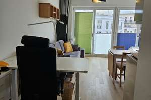 Schicke voll-ausgestattete 1-Zimmer Wohnung im 6. OG zur Untermiete in München-Haidhausen – Regerstraße 0, 81541 Obere Au, München – Vorschaubild 3