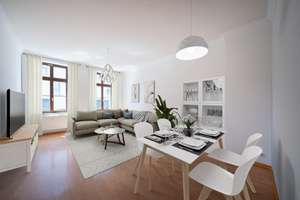 Freie 2 Zimmer Altbauwohnung mit Balkon und Stellplatz im Walstraßenviertel