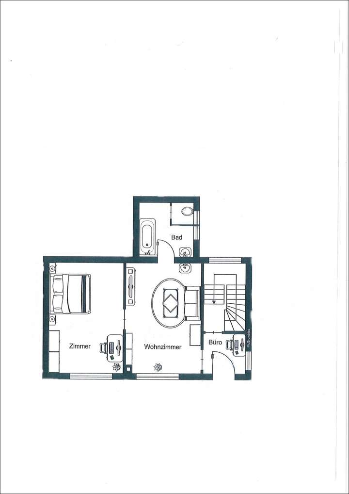Grundriss Obergeschoss