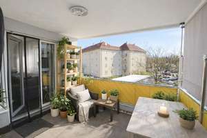 Kompakt, gepflegt und mit großem Balkon – 2-Zimmer-Wohnung in Reutlingen