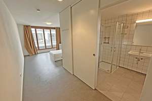 7045 - Teilmöbliertes 1-Zimmer-Apartment mit Gemeinschaftsküche nähe Günther-K – Die vollständige Adresse der Immobilie erhältst du vom Anbieter., 76135 Weststadt, Karlsruhe – Vorschaubild 1