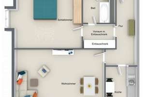 Attraktive 2-Zimmer-Wohnung im Herzen von Erlangen – Innere Brucker Straße 11, 91054 Markgrafenstadt, Erlangen – Vorschaubild 1