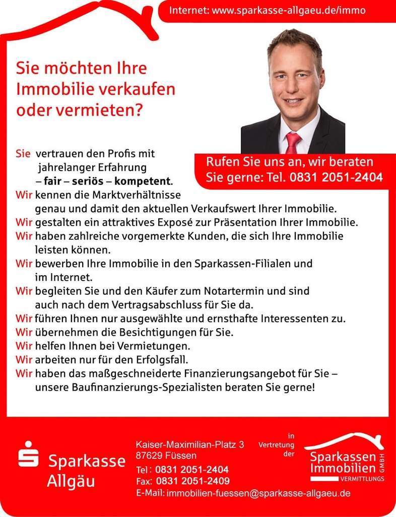 Immobilie in Füssen - Wohnen in Seenähe - Bild 3