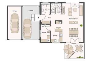 Bezugsfertiger Neubau! Hochwertiges KfW 40+ Haus mit Garage, Südterrasse und Garten in ruhiger Lage – Die vollständige Adresse der Immobilie erhältst du vom Anbieter., 95502 Himmelkron – Vorschaubild 24